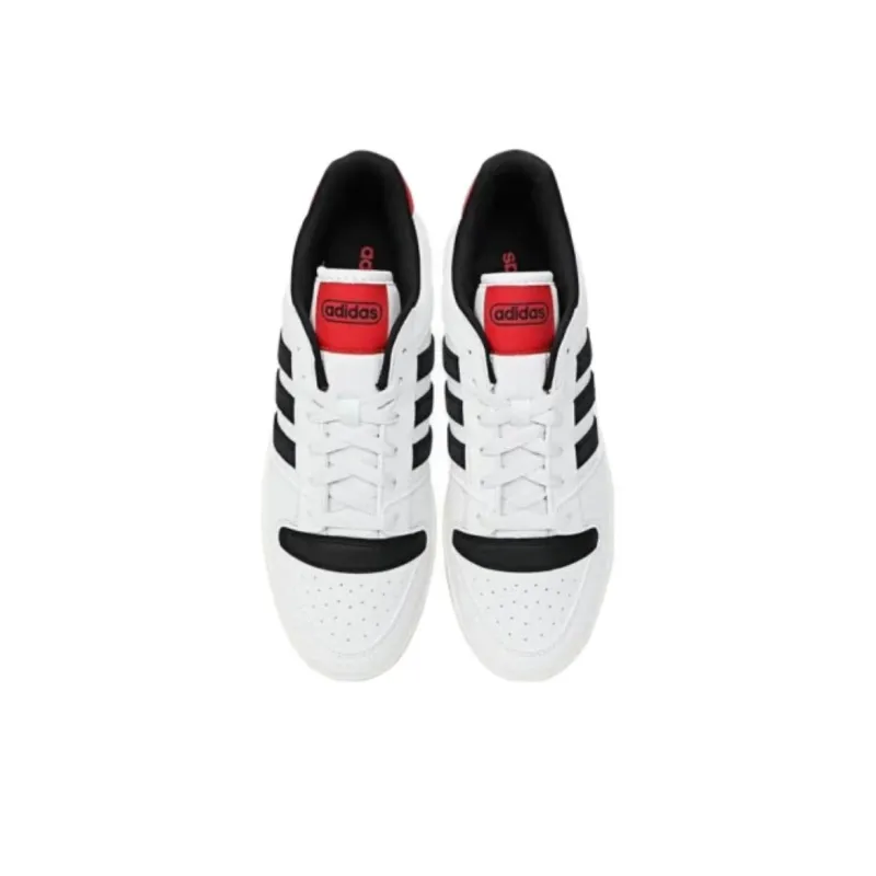 Adidas BREAK START Anti Slip Wear Resistant Low Top Skateboard Shoes Unisex White-2