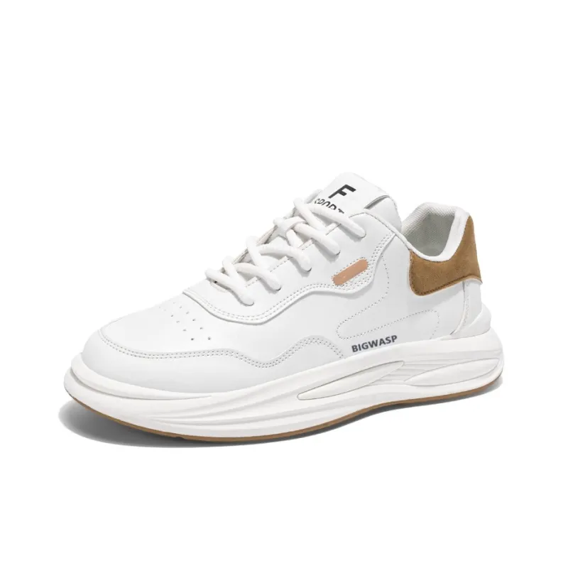BIGWASP Slip Resistant, Abrasion Resistant, Height Increasing, Lightweight Low Top Casual Shoes Men's-4