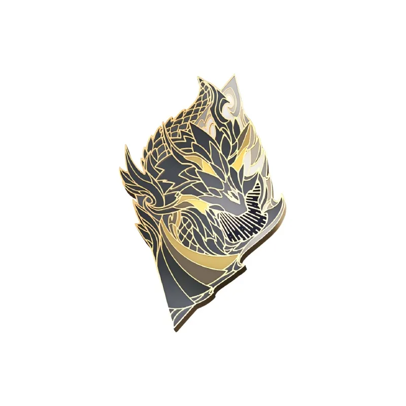 Molding Mountains And Seas Administration, Dragon Party, Dragon Collection, Enamel Craft Metal Imitation Badges-1
