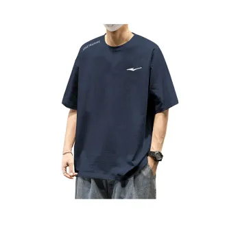 Erke T Shirts Men Reef Blue