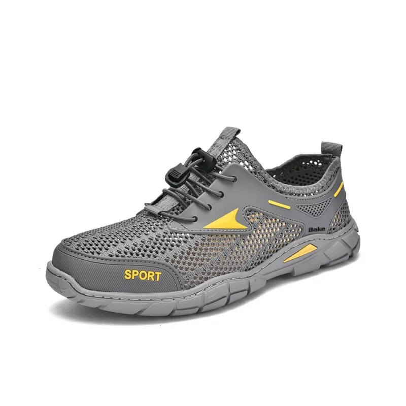 BAKE Slip Resistant, Abrasion Resistant, Lightweight Low Top Casual Shoes Men's-0