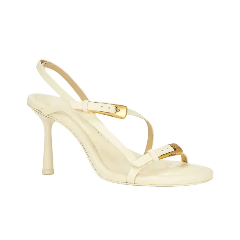 CULT GAIA Simona One Strap Sandals 8cm Women's Beige-2