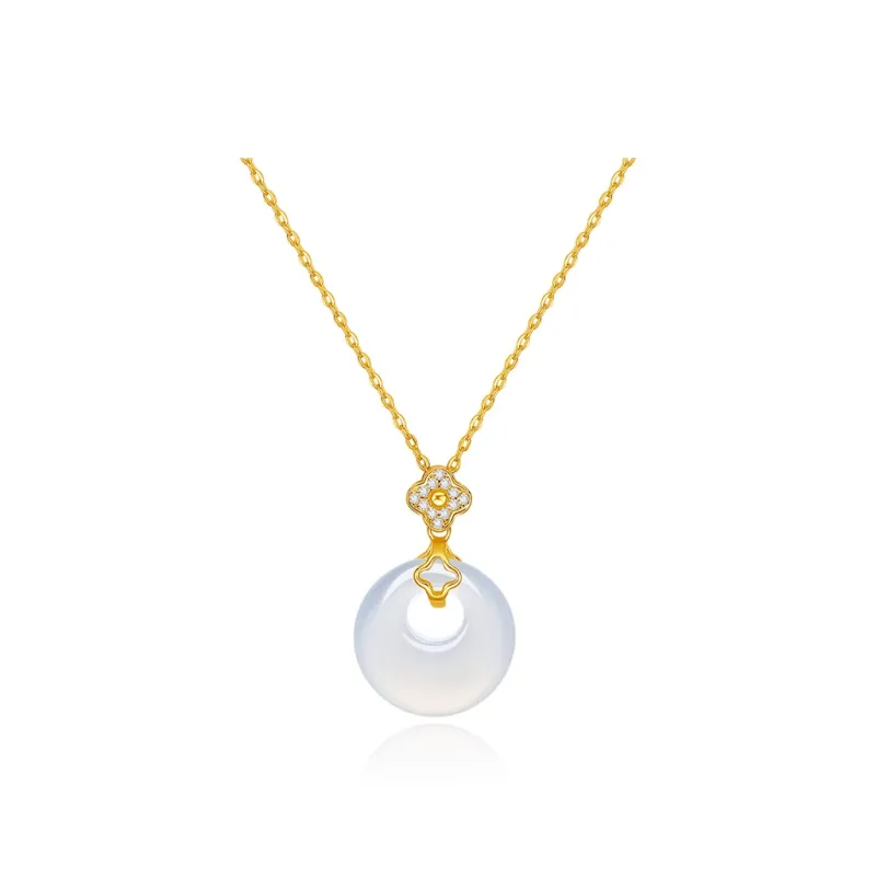 Diamond International Chalcedony Necklaces Women's-0