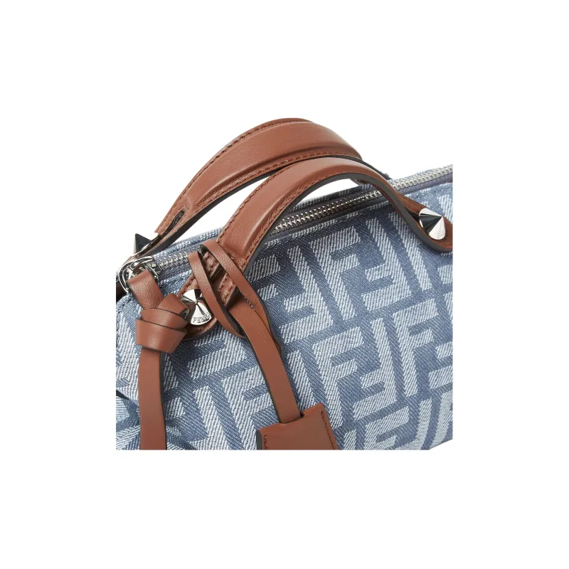 FENDI By The Way Series Polyester Shoulder Bag, Crossbody Bag, Handbag Mini Women's Blue-6