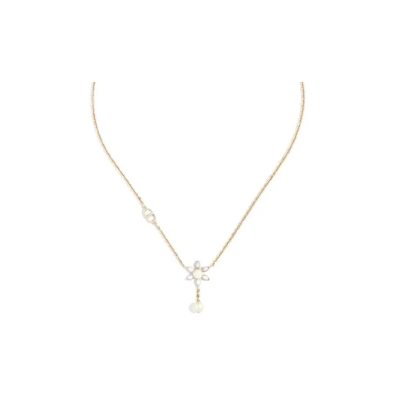 DIOR Resin Necklaces Women's Gold-0