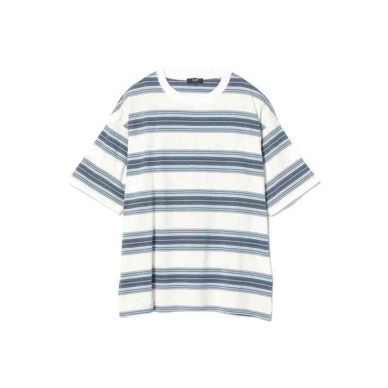 Beams T Shirts Men Blue-0