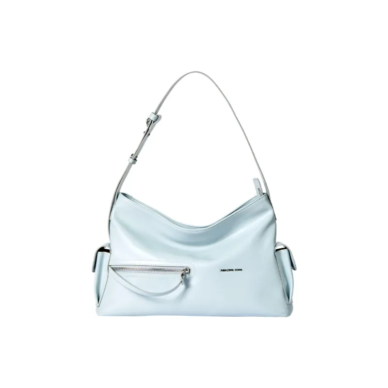 AMAZING SONG Cow Leather, Zip Closure Commute Date Casual Crossbody Bag, Shoulder Bag Women's Multicolor-0