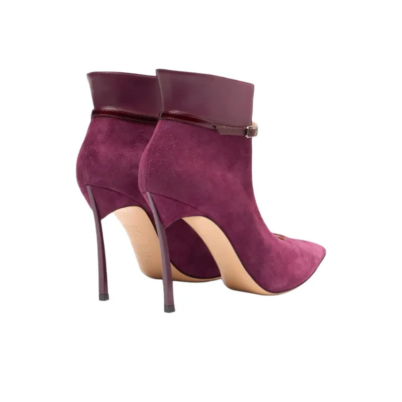 Casadei Blade Slim Heel High Heels 10cm Women's Purple-3
