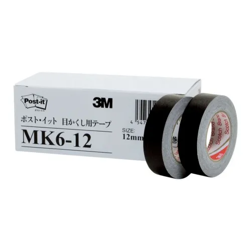 3M Post It Personal Information Privacy Tapes, Black Stationery Tape