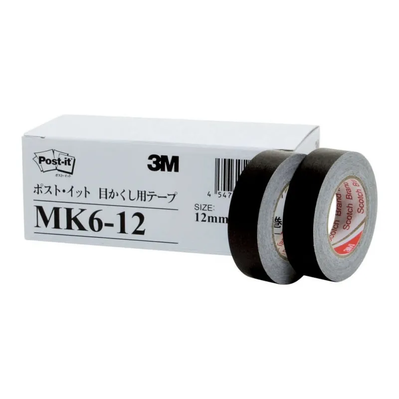 3M Post It Personal Information Privacy Tapes, Black Stationery Tape-0