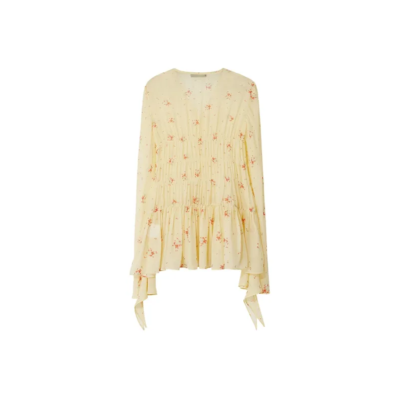 NancyCavally Shirt Women's Beige Yellow-1