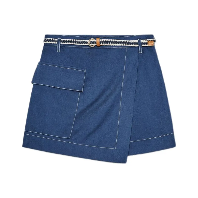 ZARA Casual Shorts Women's Indigo-0