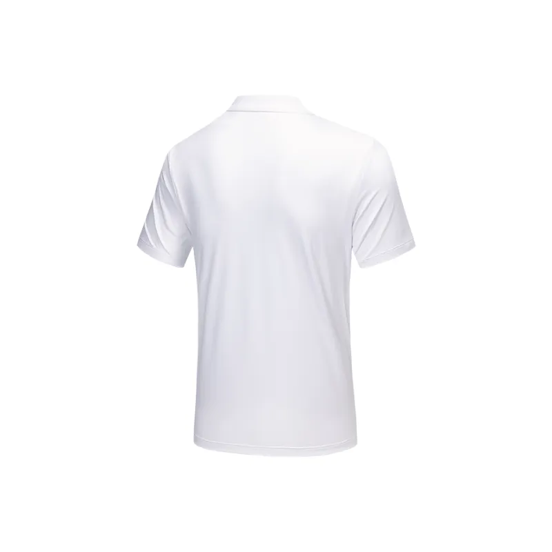 Anta Variety Training Collection Polo Shirt Men's Pure White-1