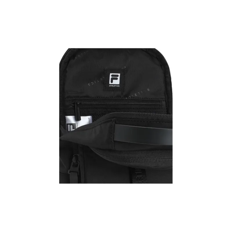 FILA Fitness Series Fabric Sling Bag Men's Pitch Black-7