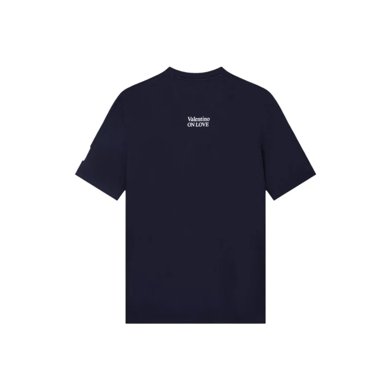Valentino SS25 T Shirt Men's Navy Blue-1