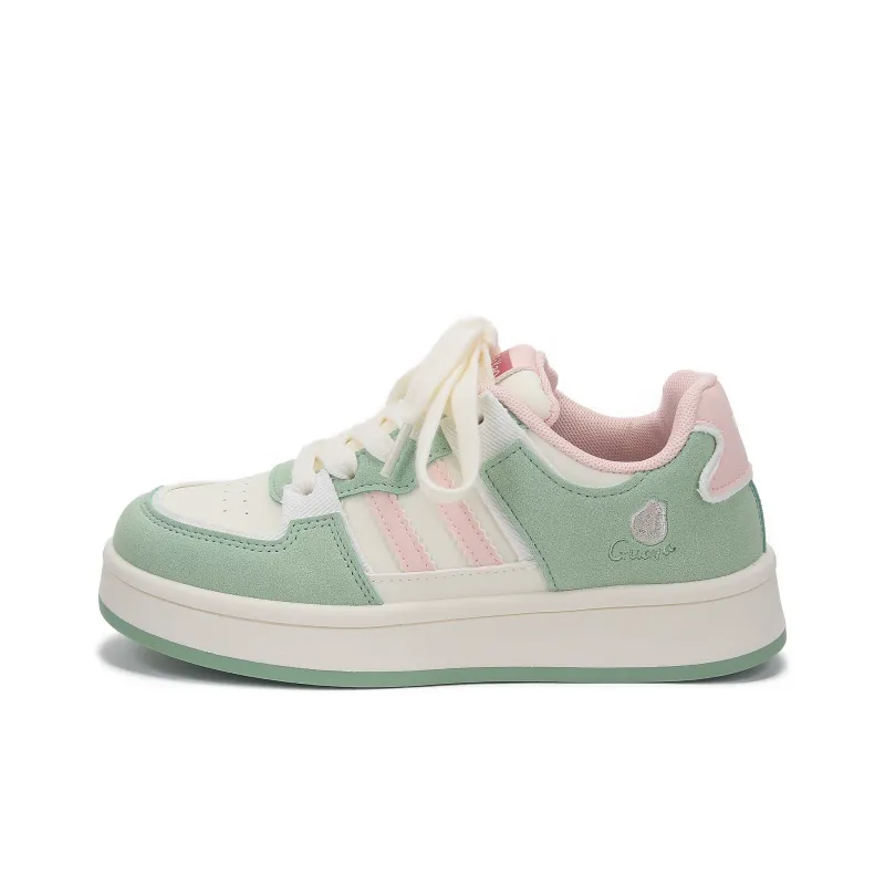 Binya Lightweight And Wear resistant Low Top Skateboard Shoes Women's-15