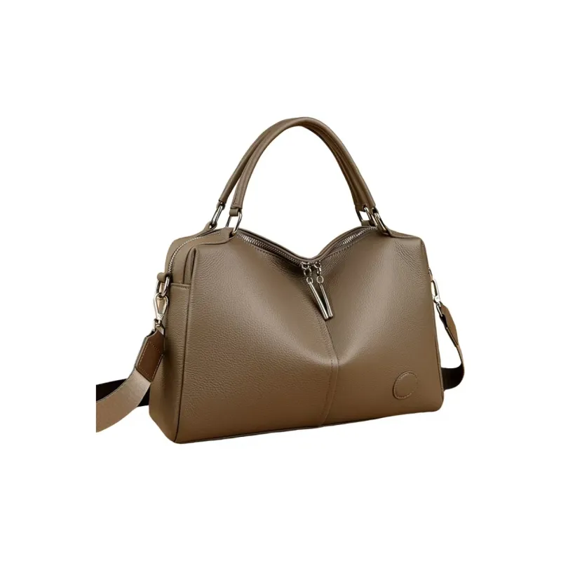 Boniu Cow Leather Shoulder Bag, Crossbody Bag, Handbag Regular Women's Multicolor-3