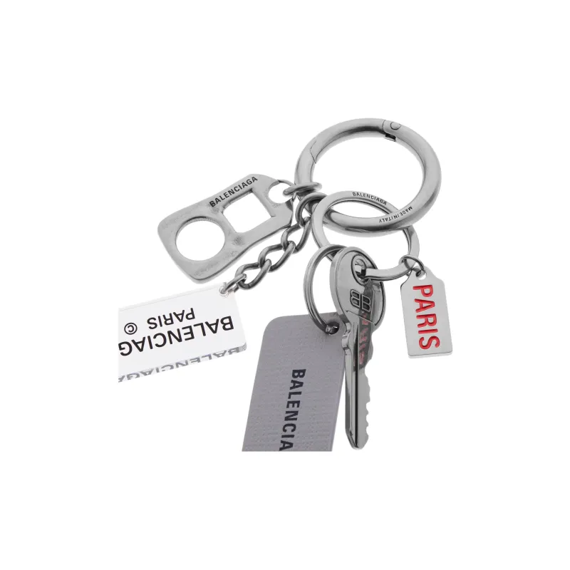 Balenciaga Brass Bag Charm Bag Merch Unisex Silver-2