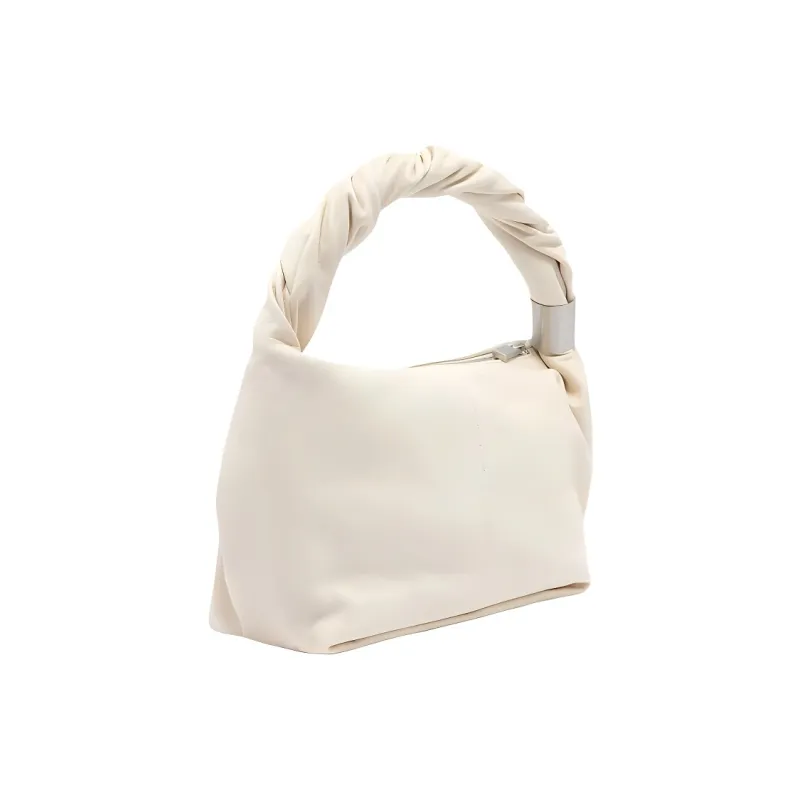 1017 ALYX 9SM Leather Handbag Women's Cream White-1