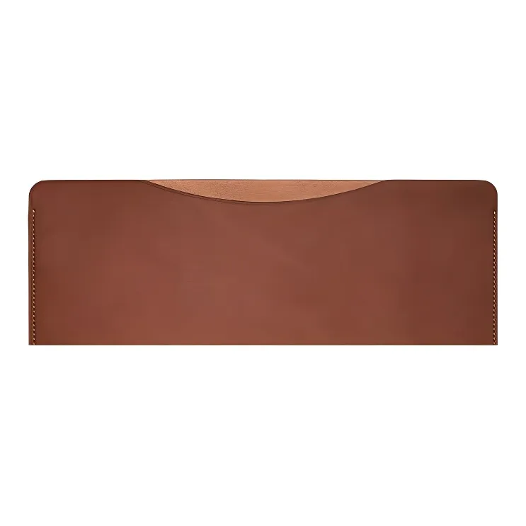 COACH Tablet Leather Clutch Briefcase Laptop Bag Unisex Brown-2