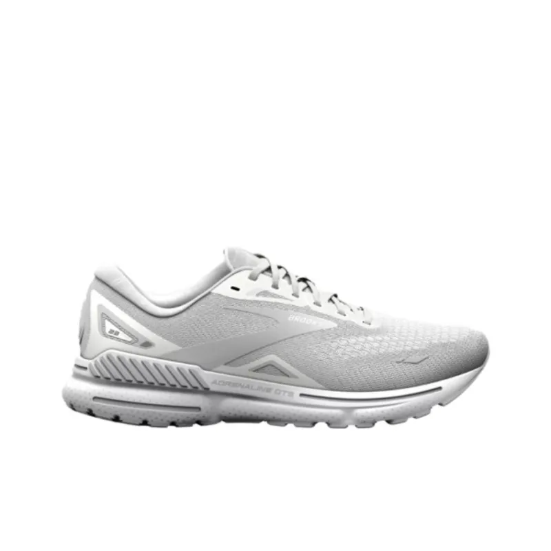 Brooks Adrenaline GTS 23 Abrasion Resistant Low Top Casual Running Shoes Women's Light Gray-1