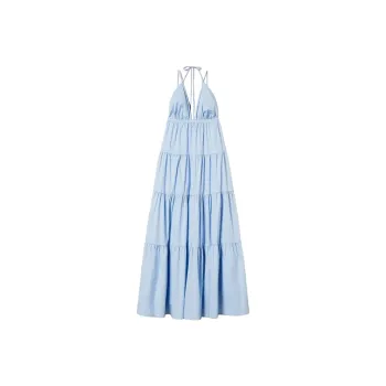 TWINSET MILANO Slip Dress Women's Light Blue