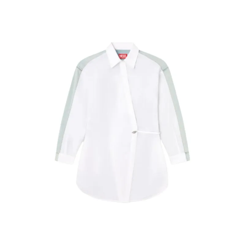 DIESEL D Elphi Den Wrap Shirt Dress-2