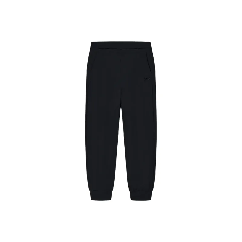 FILA SS25 Knitted Sweatpants Women's Jet Black-0