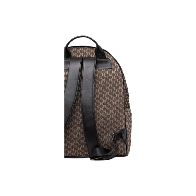 KARL LAGERFELD Viscose Backpack Men's Umber-4