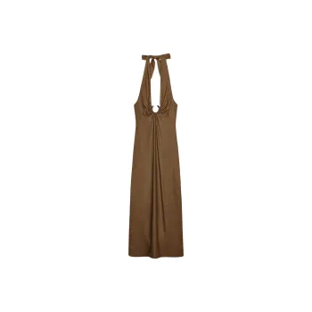 ZARA Sleeveless Dresses Women's Toffee