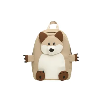 Parker Bear Nylon Backpack Unisex Multicolor