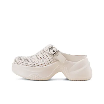 GOLDLION Abrasion Resistant Slip Resistant Closed Toe Slippers Women's Beige