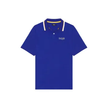 Malbon Golf Polo Shirt Men's Blue