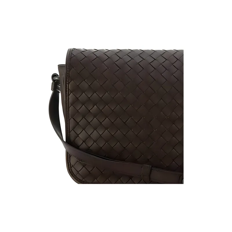 Bottega Veneta Genuine Leather Crossbody Bag, Shoulder Bag Women's Brown-1
