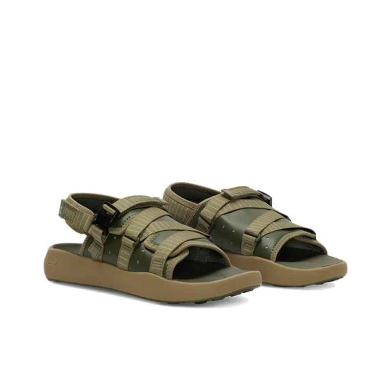 Under Armour Beach Sandals Unisex Deep Green-2