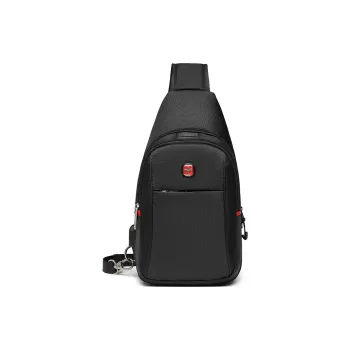 CROSSGEAR Polyester Sling Bag Regular Unisex Black