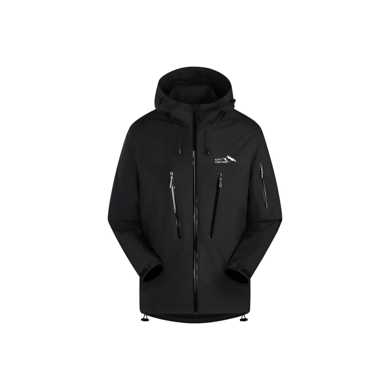 CAN·TORP Abrasion Resistant Lightweight Breathable Waterproof And Windproof Rainproof Windbreaker Jacket Unisex-0