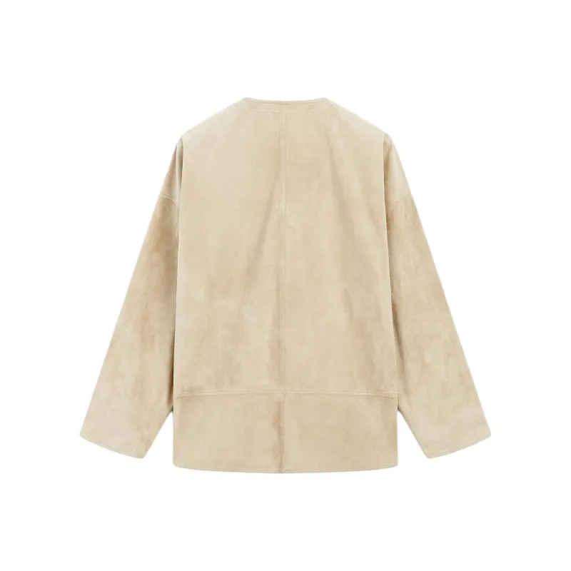 Massimo Dutti Leather Jacket Women's-1