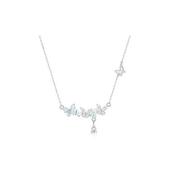 Barbie S925 Silver Necklaces Unisex