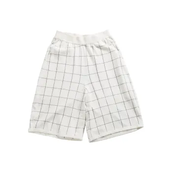 Frenckenberger Windowpane pattern Shorts