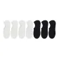 Summer Mesh No-Show Socks Combination ④ (Black+Black+Black+White+White+White)