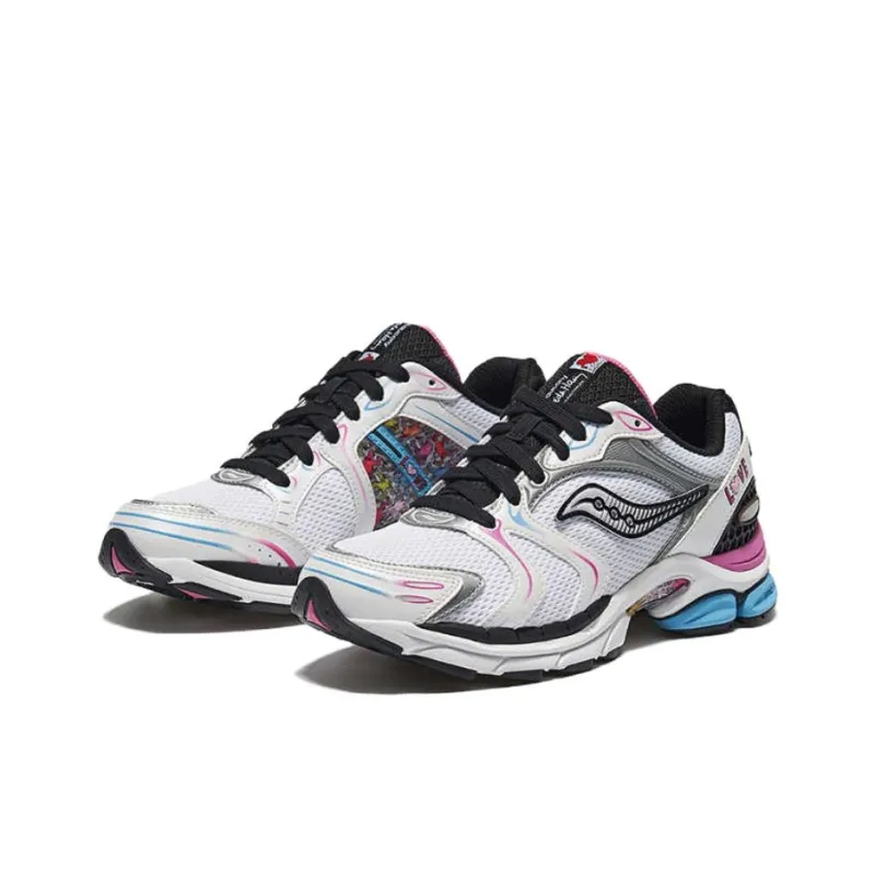 Keith x Saucony Triumph 4 Low Top Casual Shoes Women's White Gray-2