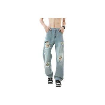 MGXEK Jeans Unisex Blue