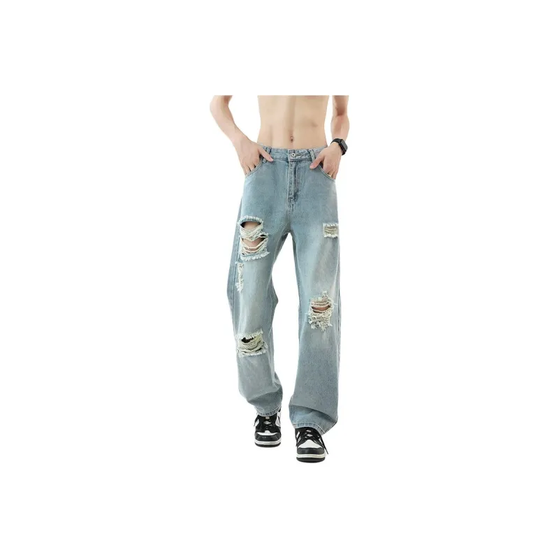 MGXEK Jeans Unisex Blue-0