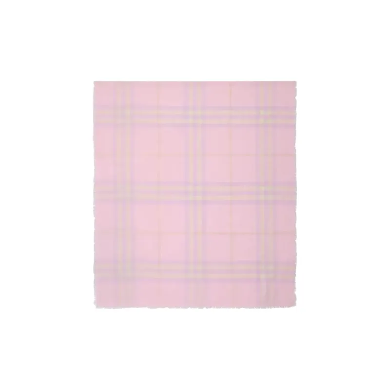 Burberry Check Wool Scarf-0
