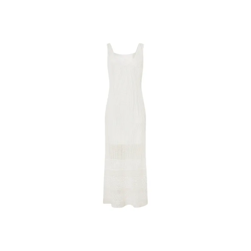 MO&CO Slip Dresses Women's Raw White-0