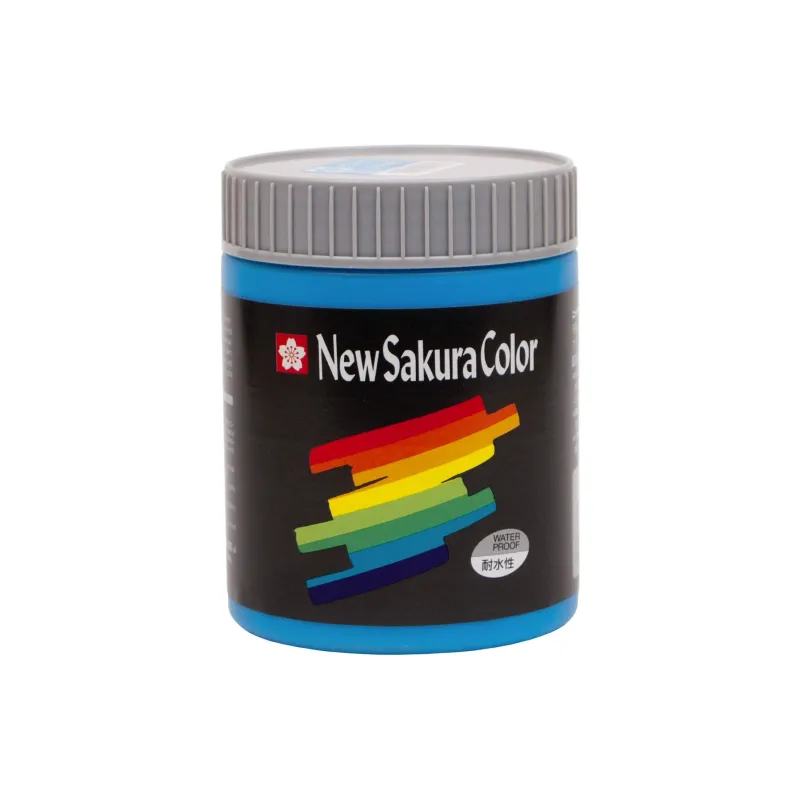 SAKURA Art Supplies, Acrylic Poster Color 600ml Sky Blue Water Resistant Painting Supplies-0