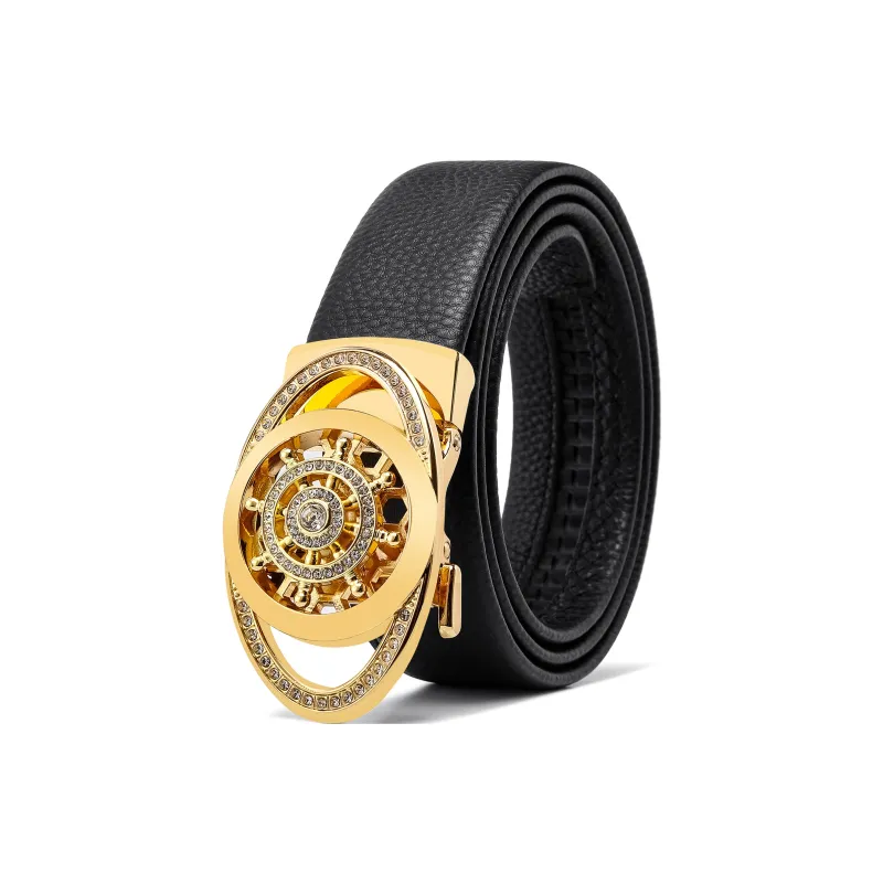 Ace Paul Cow Leather Belt Men's 3.5cm-16