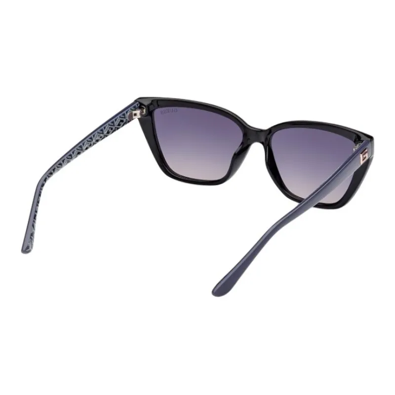 GUESS Injection Cat Eye Sunglasses Women's Black-2