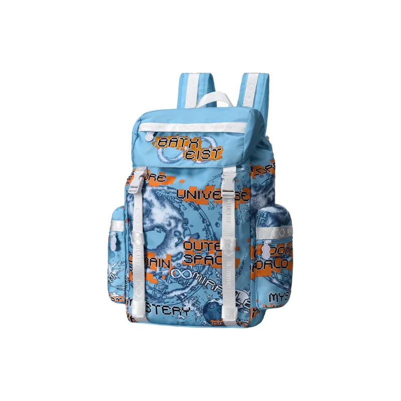 8atheist Polyester Backpack Unisex Blue-1